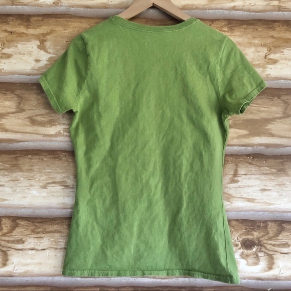 TOMMY Hilfiger scoop neck cap sleeve graphic tee size medium - Picture 6 of 7